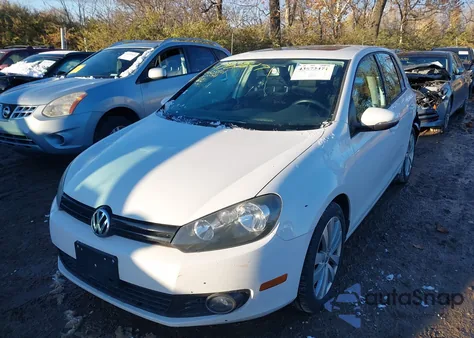 2014 Volkswagen Golf 2.0L Tdi из США, поврежденный, VIN WVWDM7AJ0EW006861